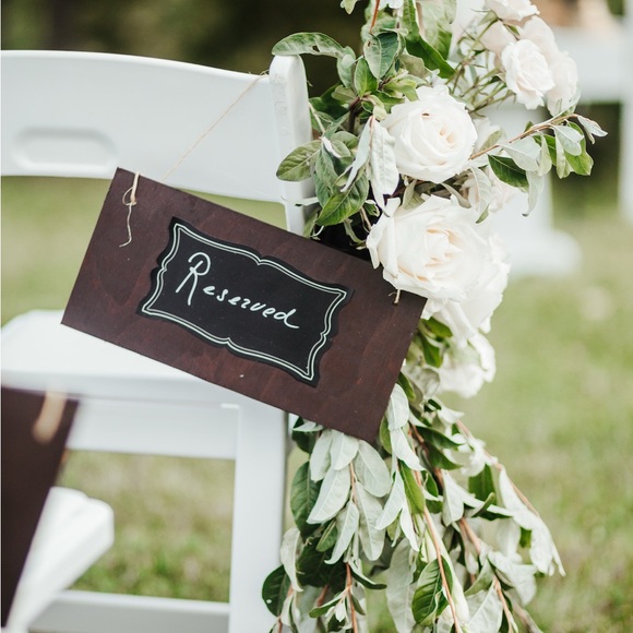 Elegant Wedding Ceremony signage